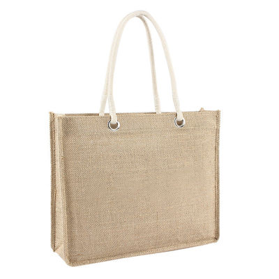 Un buen precio. Bolsas de jute personalizadas para la promoción en línea