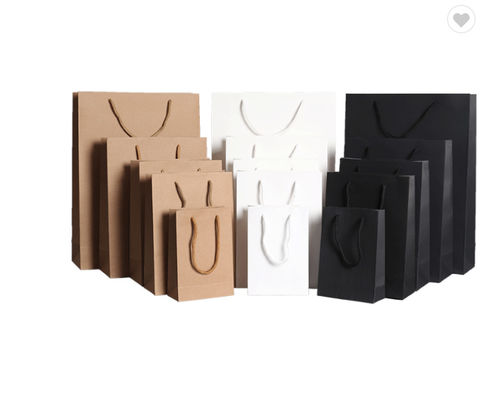 İyi bir fiyat. Özel Alışveriş Kağıt Torbaları veya Gıda Teslimi Siyah Beyaz Kahverengi çevrimiçi