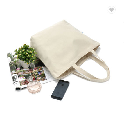 Un buon prezzo. Borsa di cotone organico Eco Friendly Canvas Tote Bags 6oz 8oz in linea