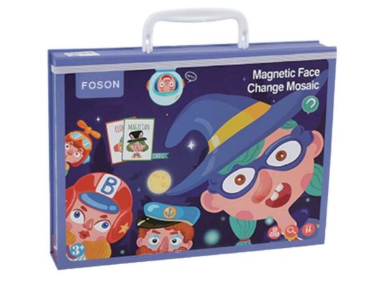 Harga yang bagus ECO Toddler Toys Educational Kayu Magnetik Lucu Wajah Puzzle Puzzle Untuk 2 Tahun daring